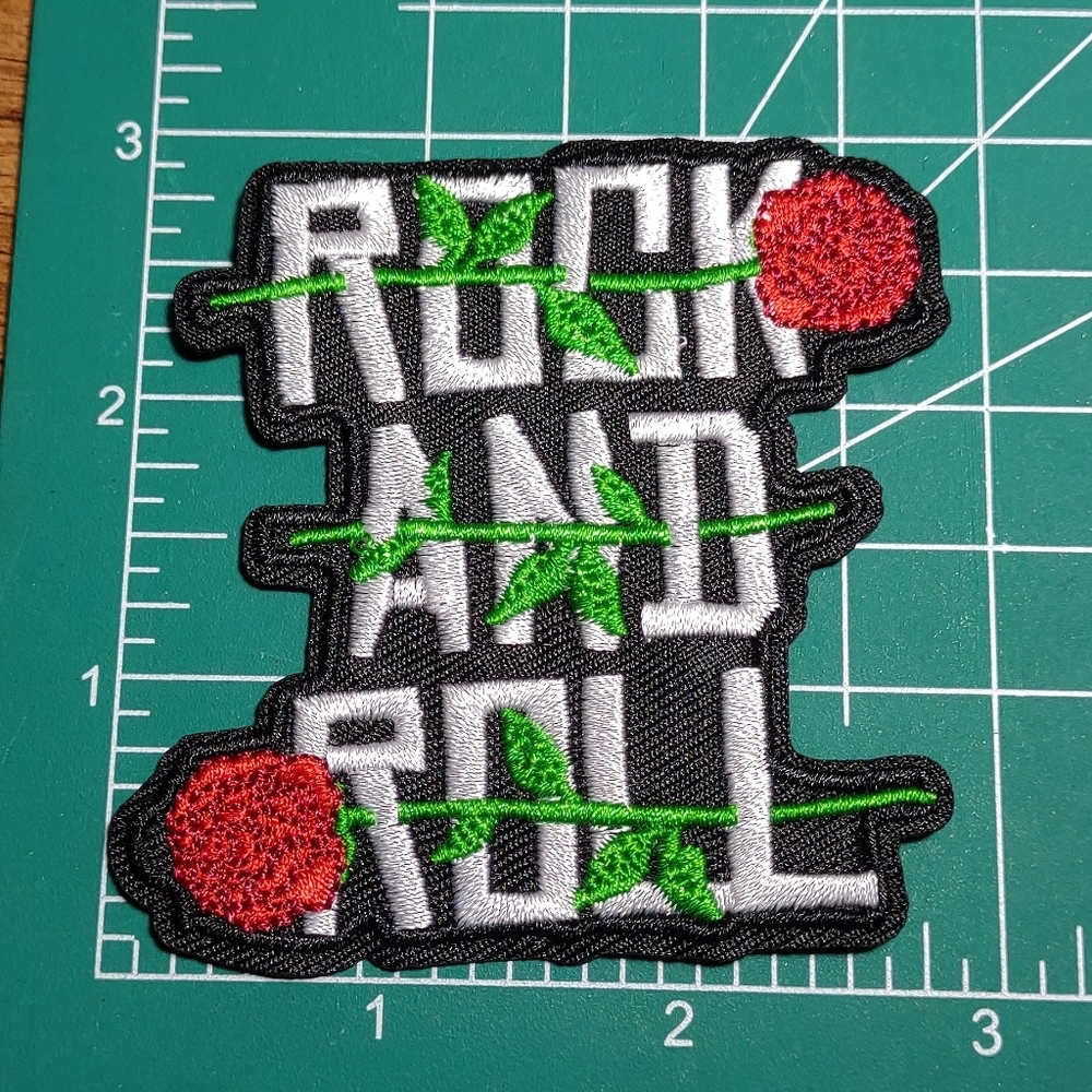 2/$10 Rock and Roll Embroidered Patch